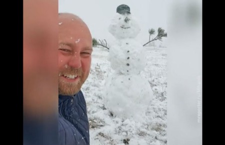 На севере Хакасии выпал первый снег