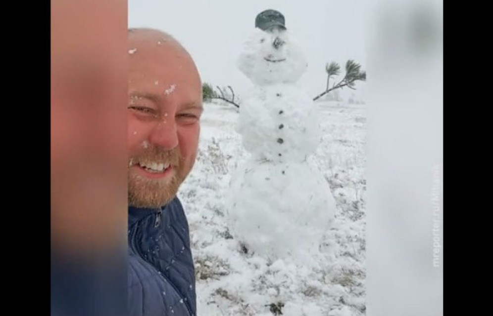 На севере Хакасии выпал первый снег