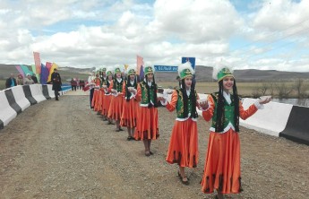 В Хакасии торжественно открыли мост через реку Белый Июс