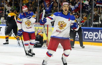 Россия победила Германию на чемпионате мира по хоккею